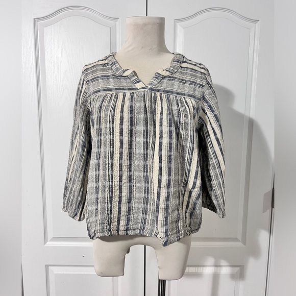 Knox Rose 100% Cotton Loose Fitting Blouse - sz M - Picture 1 of 6